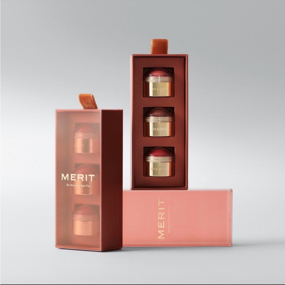 MERIT Holiday 2023 Flush Balm Cream Blush Set